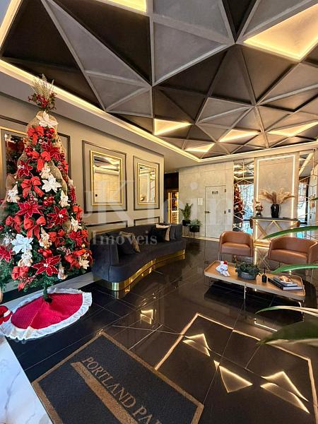 Hall de entrada no Edif�cio Portland Park Residenceem Porto Belo