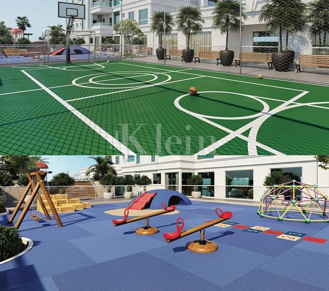 Quadra de esportes do New Village Home Club no Centro em Itapema