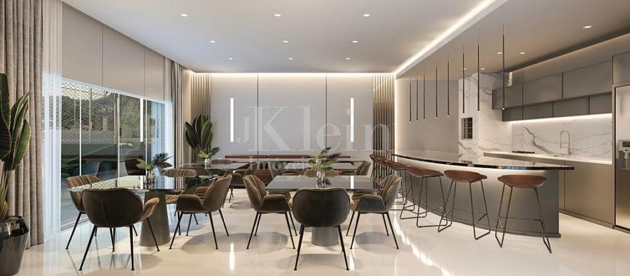 Sal�o de festas do New Village Home Club no Centro em Itapema