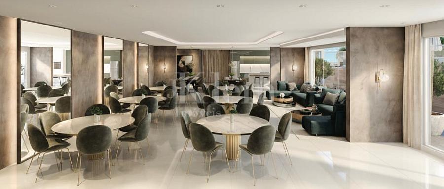 Sal�o de festas do New Village Home Club no Centro em Itapema