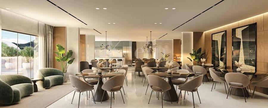 Sal�o de festas do New Village Home Club no Centro em Itapema