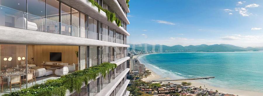 Fachada externa do Lagom Perequ� em Porto Belo SC