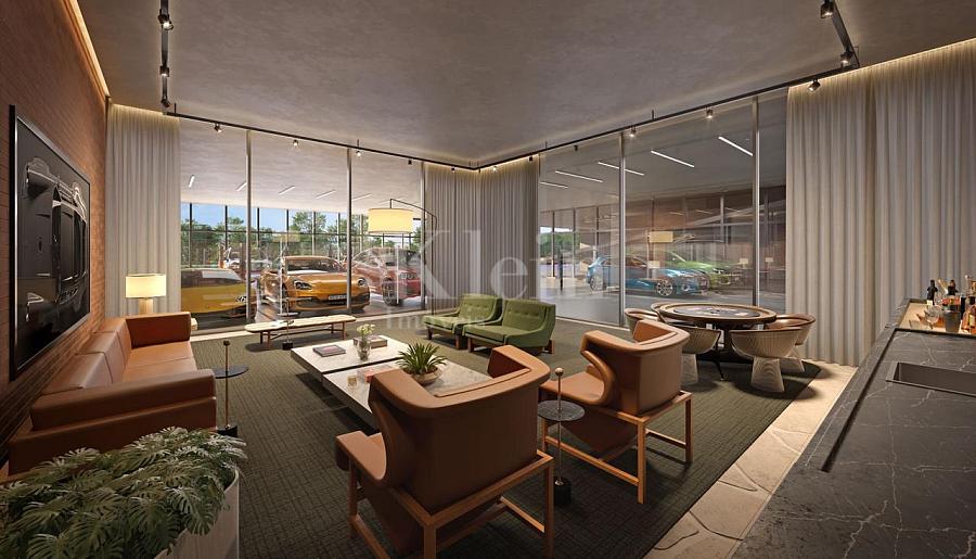 Sala de conviv�ncia do Lagom Perequ� em Porto Belo SC