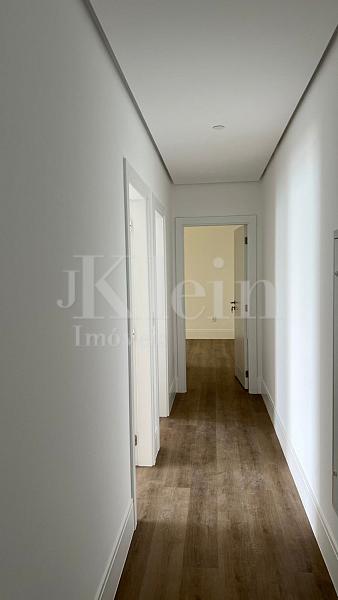 Corredor do apartamento do Magnolia da Dallo no Centro em Itapema