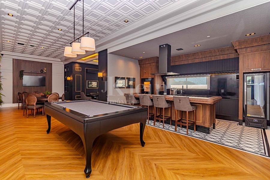 Sala de jogos do Magnolia da Dallo no Centro em Itapema