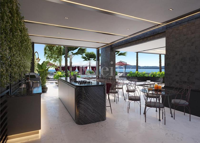 Espa�o gourmet do CNA Latitude Residences na Meia Praia em Itapema