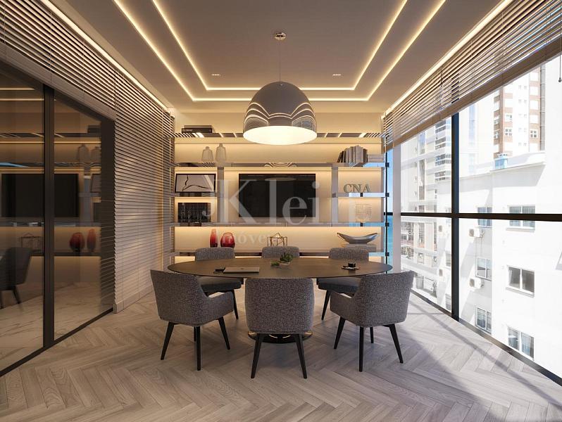 Living do apartamento � venda no CNA Latitude Residences na Meia Praia em Itapema