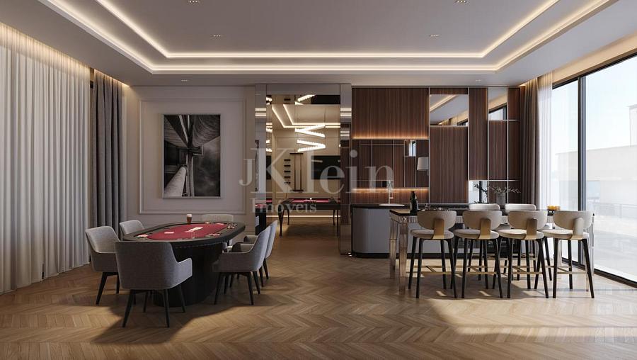 Sala de jogos do CNA Latitude Residences na Meia Praia em Itapema