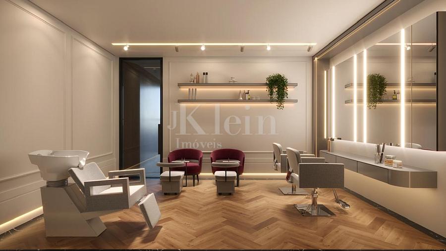 Sal�o de beleza do CNA Latitude Residences na Meia Praia em Itapema