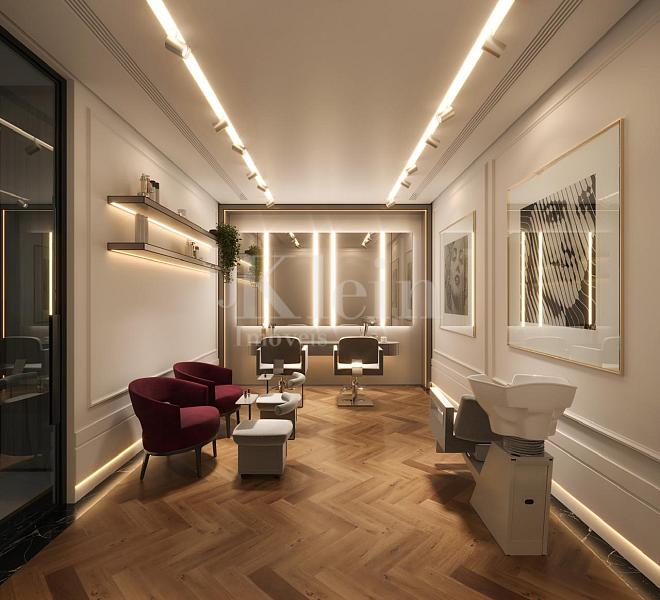 Sal�o de beleza do CNA Latitude Residences na Meia Praia em Itapema