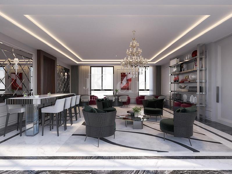 Sal�o de festas do CNA Latitude Residences na Meia Praia em Itapema