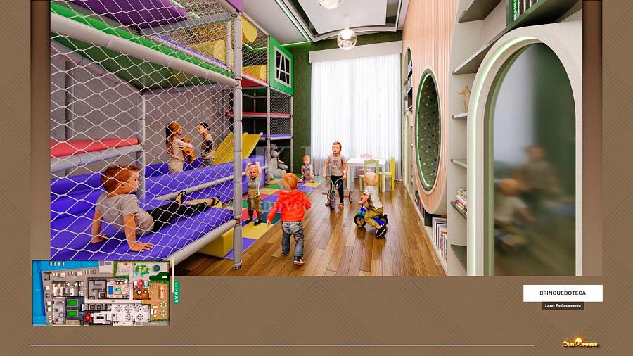 Brinquedoteca do Edif�cio Sun Breeze apartamento � venda em Meia Praia - Itapema