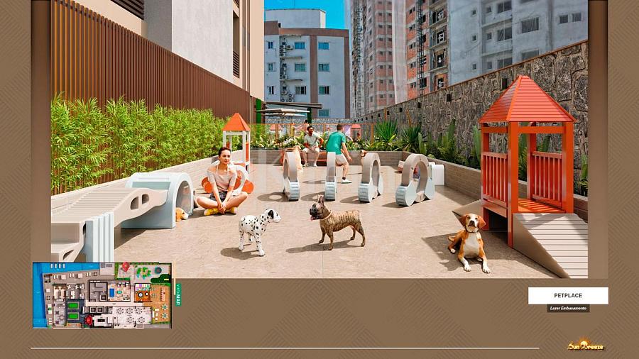 Petplace do Edif�cio Sun Breeze apartamento � venda em Meia Praia - Itapema