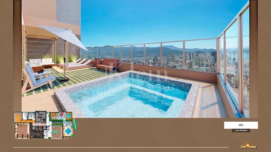 Spa do Edif�cio Sun Breeze apartamentos � venda em Meia Praia - Itapema