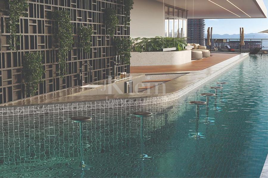 Piscina do Edif�cio OPORTO apartamentos � venda em Balne�rio Perequ� Porto Belo