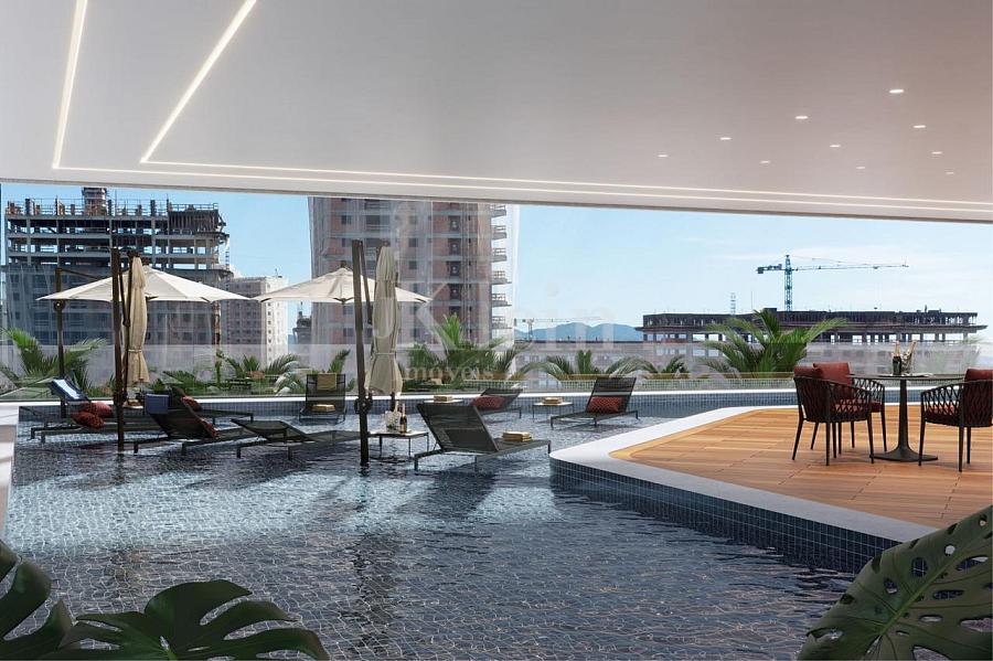 Piscina do Edif�cio OPORTO apartamentos � venda em Balne�rio Perequ� Porto Belo