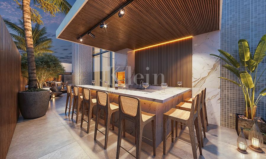 Churrasqueira externa do Domo 130 no Centro em Itapema