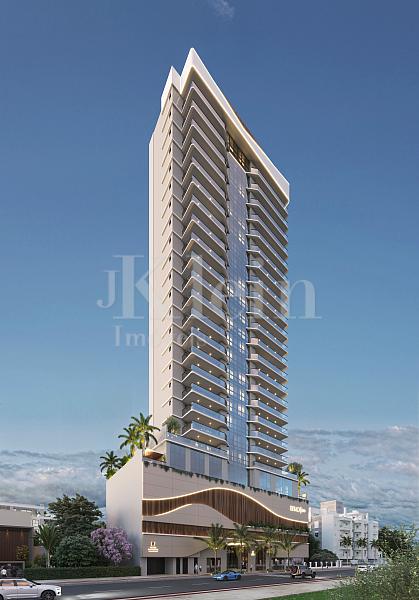 Fachada do Domo 130 no Centro em Itapema