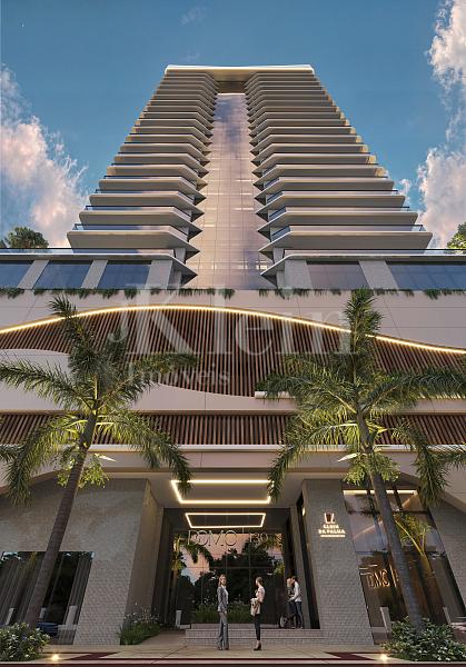 Fachada do Domo 130 no Centro em Itapema