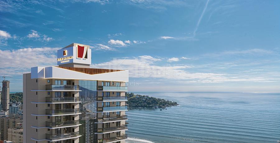 Fachada do topo do Domo 130 no Centro em Itapema