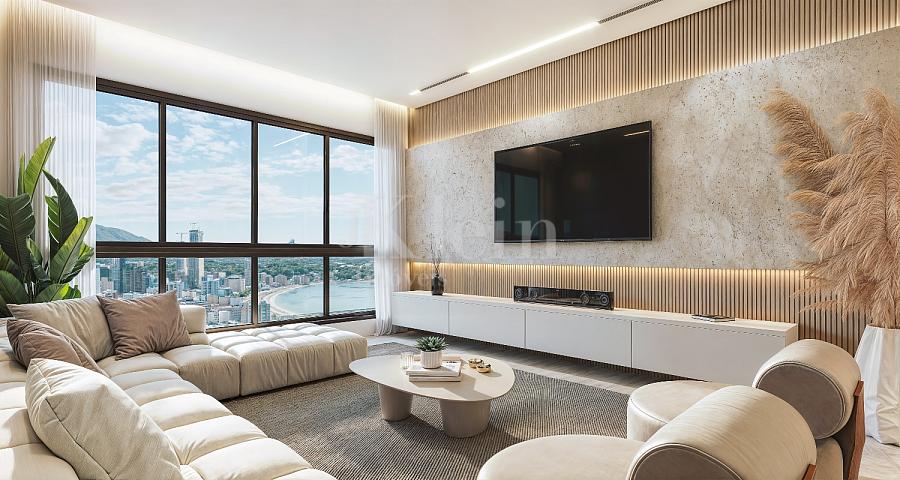 Living do apartamento � venda no Domo 130 no Centro em Itapema