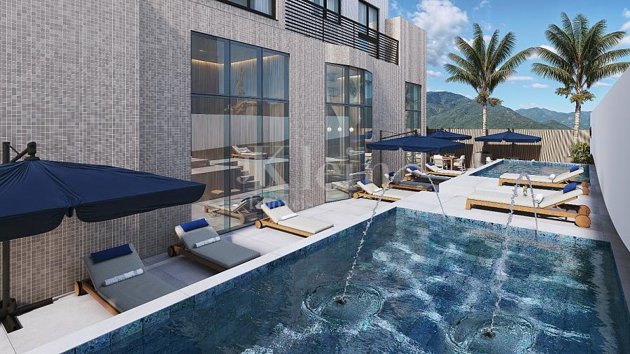 Piscina do Domo 130 no Centro em Itapema