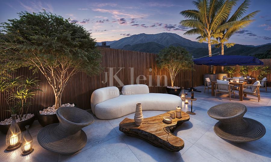 Terra�o do lazer do Domo 130 no Centro em Itapema