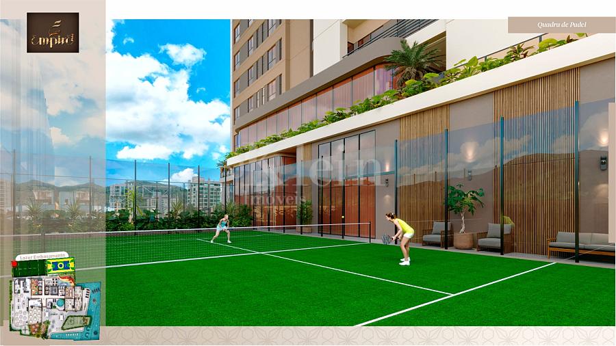 Quadra de padel do Empire 234 no Centro em Itapema