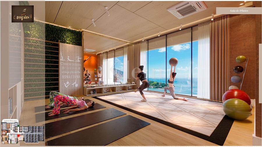 Sala de pilates do Empire 234 no Centro em Itapema