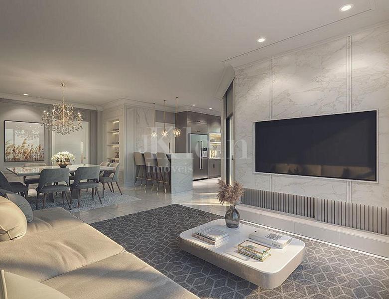 Living do Berilo Palace Residence apartamento � venda em Meia Praia Itapema