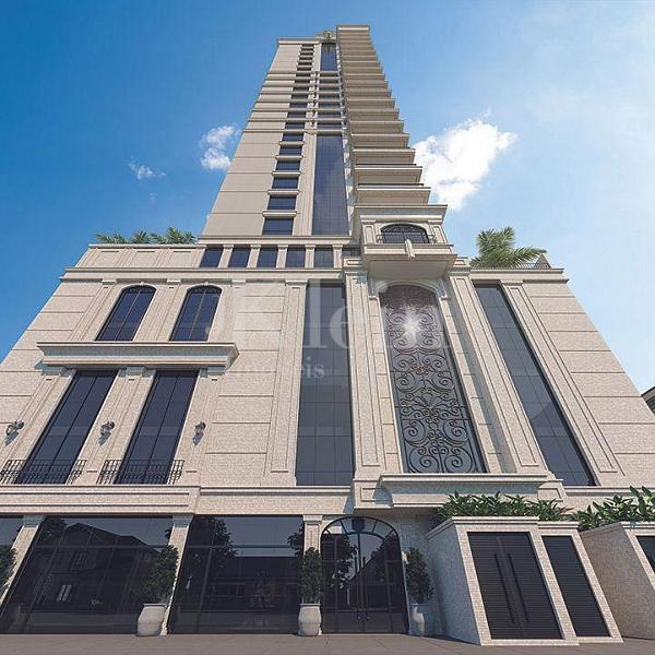 Fachada Diurna do do Berilo Palace Residence apartamento � venda em Meia Praia Itapema