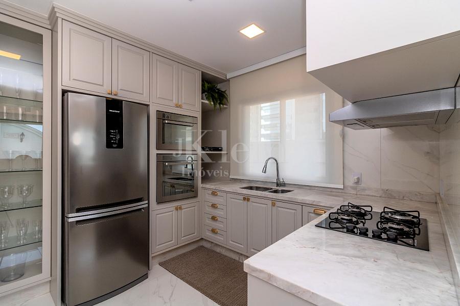 Cozinha do sal�o de festas do Paramount Tower em Itapema