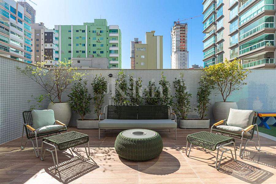 Fire Place do Edif�co Villa Aurora Residence apartamentos � venda em Meia Praia Itapema