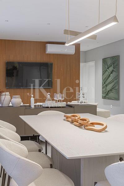 Sala de Jantar do Edif�cio Villa Aurora Residence apartamentos � venda em Meia Praia Itapema