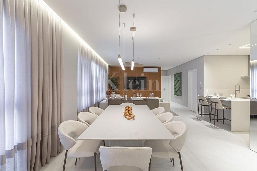 Mesa de Jantar do Edif�cio Villa Aurora Residence apartamentos � venda em Meia Praia Itapema