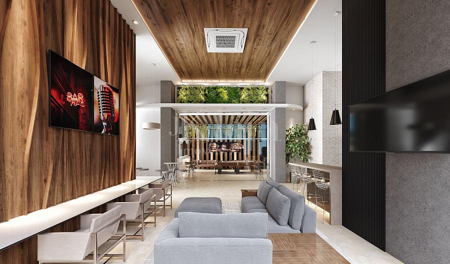 Espa�o gourmet do The Porto Plaza � Balne�rio Perequ� em Porto Belo