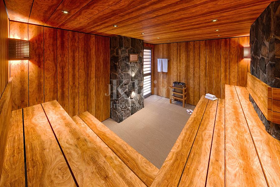 Sauna seca do The Porto Plaza � Balne�rio Perequ� em Porto Belo