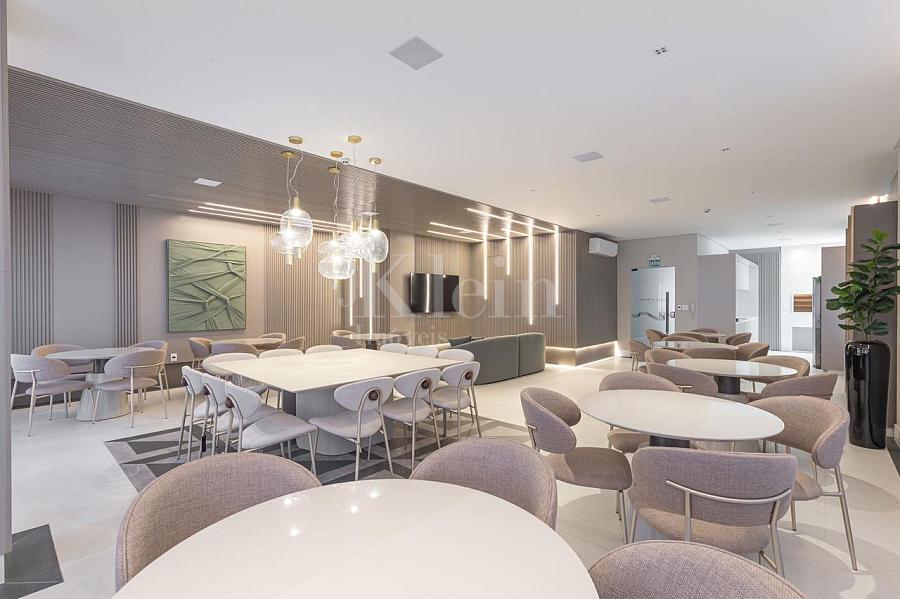 Sal�o de festas do Edif�cio Villa Aurora Residence apartamentos � venda em Meia Praia Itapema