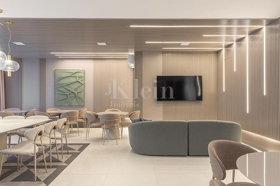 Sal�o de festas do Edif�cio Villa Aurora Residence apartamentos � venda em Meia Praia Itapema