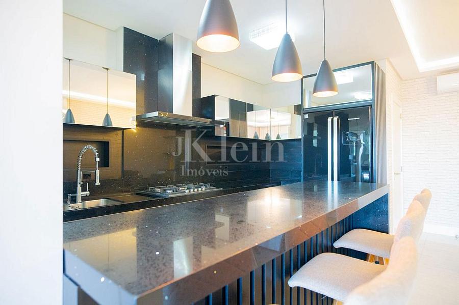 Cozinha no Vila das Aroeiras Residence apartamento � venda em Meia Praia Itapema