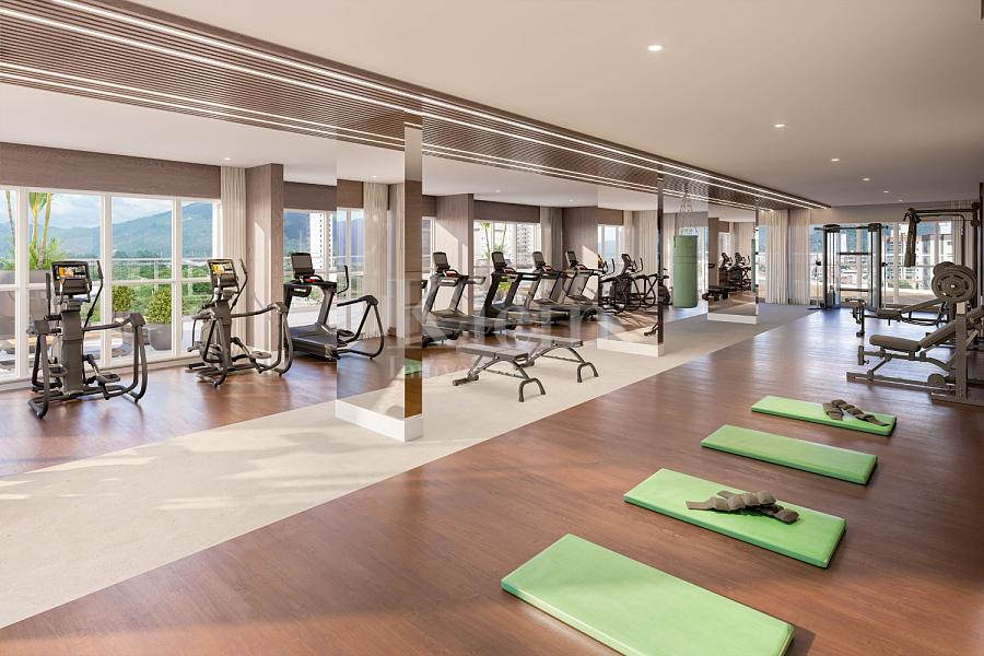 Academia do Green Ville Home Club na Meia Praia em Itapema