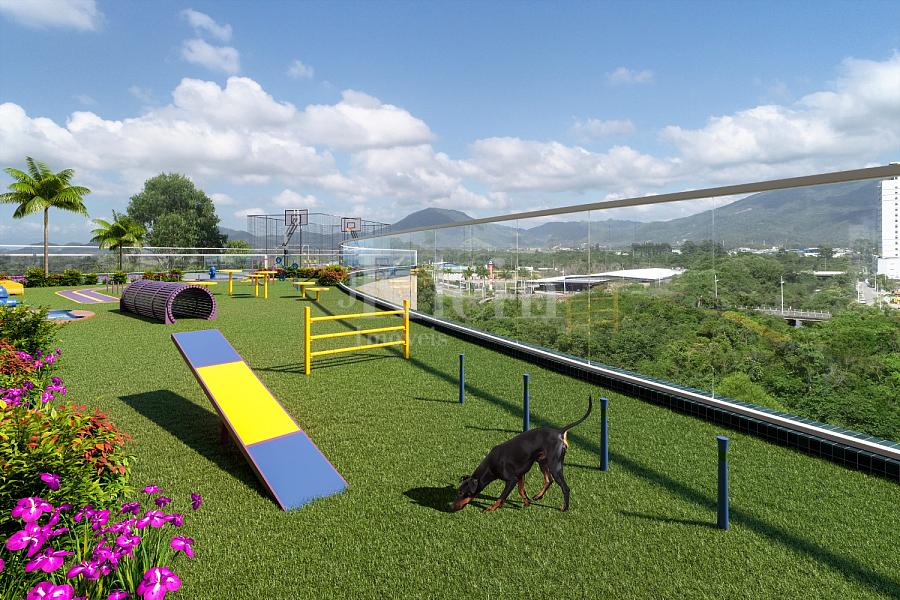 �rea pet do Green Ville Home Club na Meia Praia em Itapema