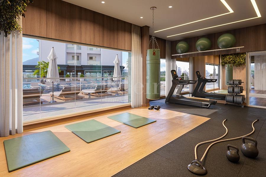 Espa�o funcional do Green Ville Home Club na Meia Praia em Itapema