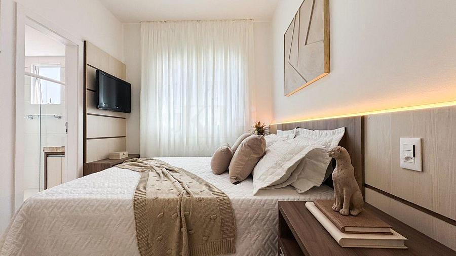 Su�te do apartamento � venda no Classic Residence em Meia Praia Itapema