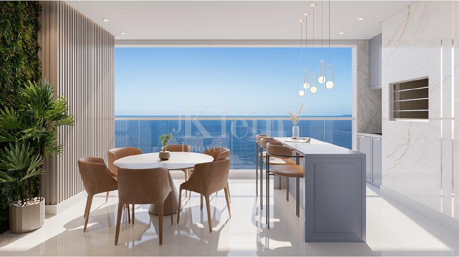 Sacada tipo 1 do apartamento � venda no Oceanic Tower Residence no Ilhota em Itapema