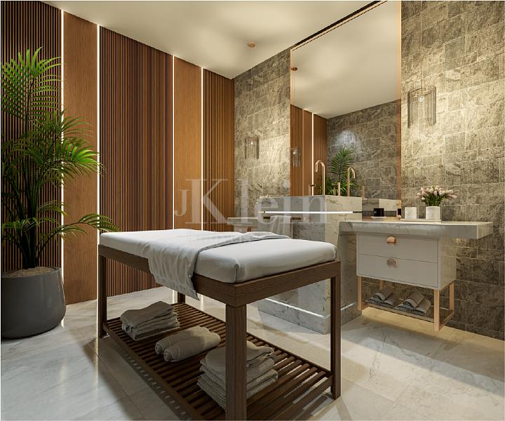 Sala de massagem do Oceanic Tower Residence no Ilhota em Itapema