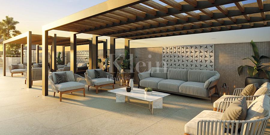 Estar externo do Nautilus Beach Home no Ilhota em Itapema