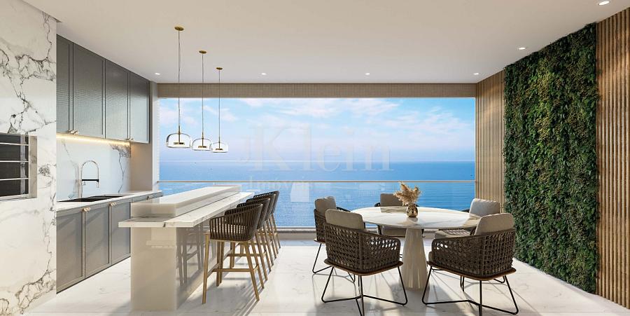 Sacada do apartamento � venda no Nautilus Beach Home no Ilhota em Itapema