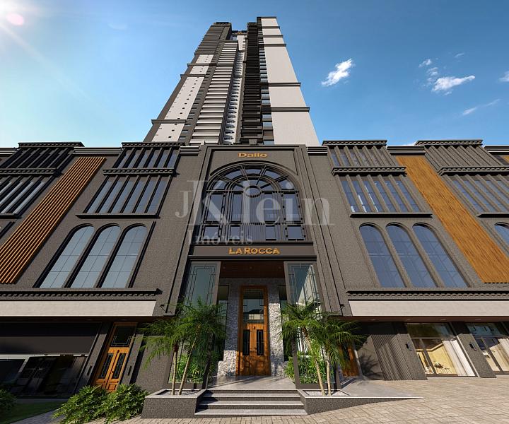 Hall fachada do Edif�cio La Rocca em Itapema | Centro