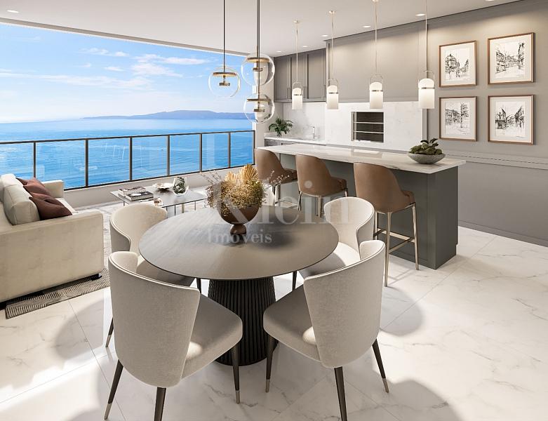 Sacada frente dos apartamentos � venda no Edif�cio La Rocca em Itapema | Centro